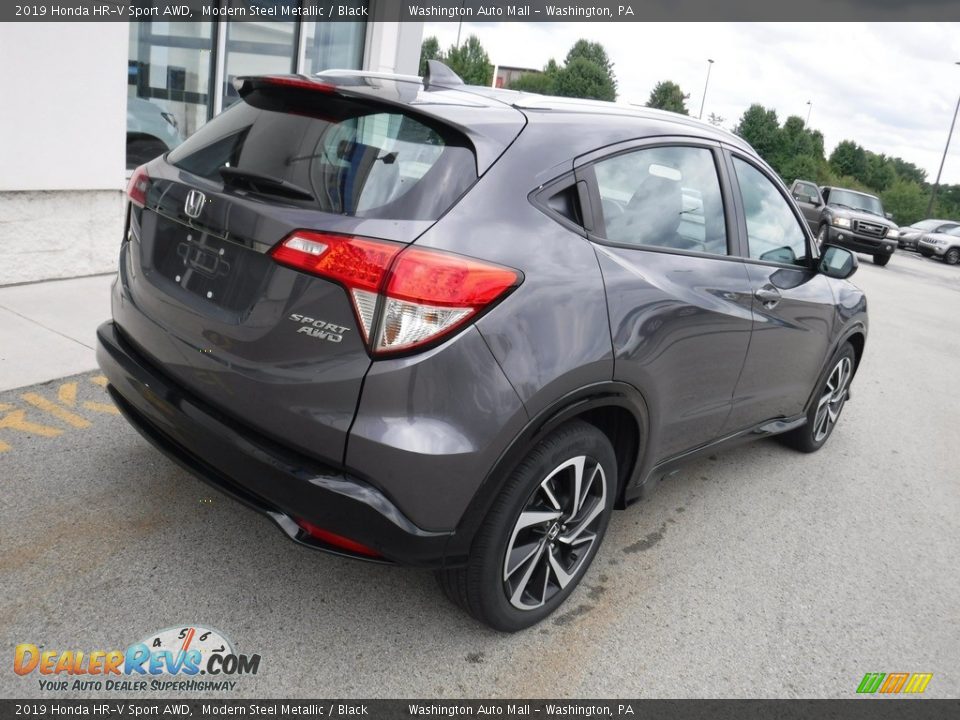 2019 Honda HR-V Sport AWD Modern Steel Metallic / Black Photo #9