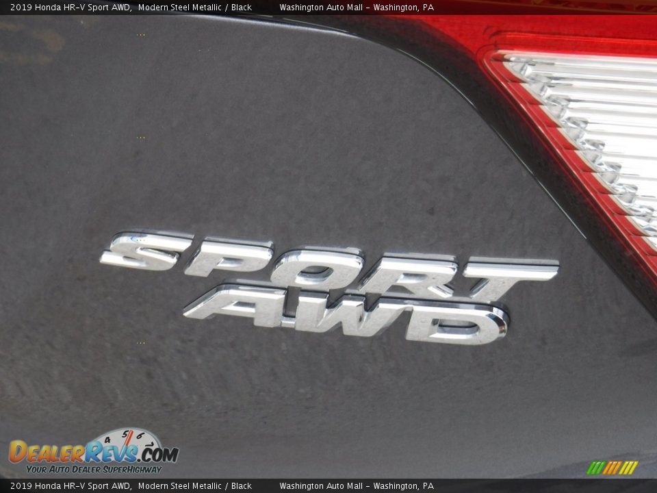 2019 Honda HR-V Sport AWD Modern Steel Metallic / Black Photo #10