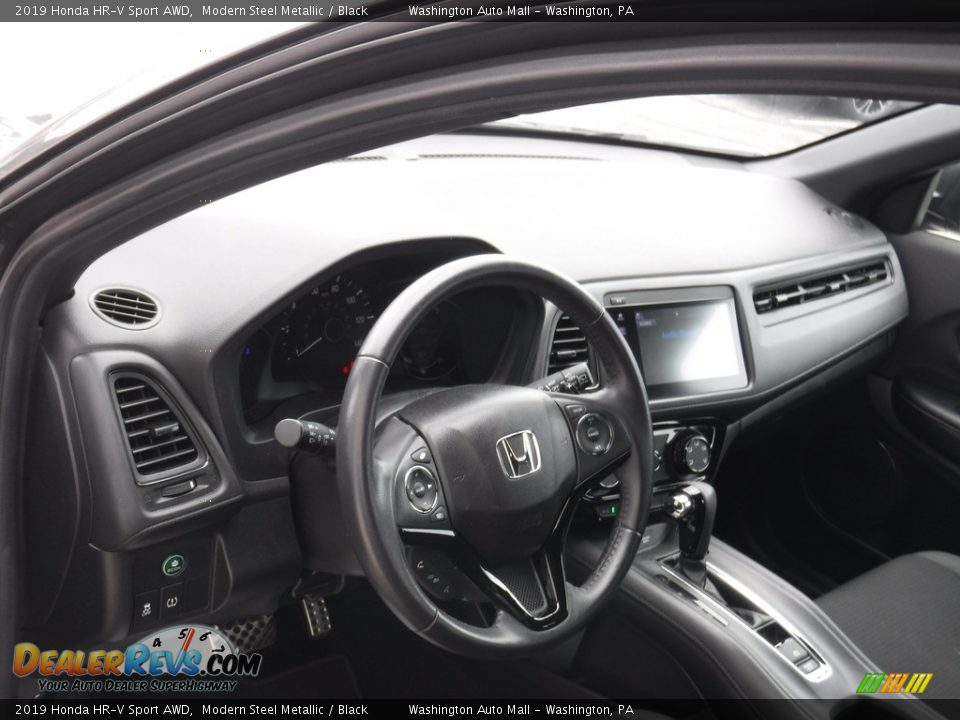 2019 Honda HR-V Sport AWD Modern Steel Metallic / Black Photo #11