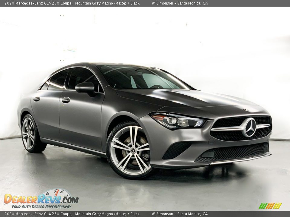 Front 3/4 View of 2020 Mercedes-Benz CLA 250 Coupe Photo #2