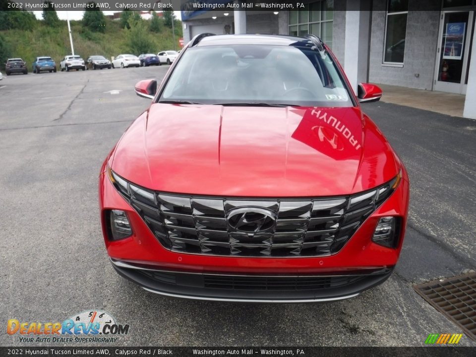 2022 Hyundai Tucson Limited AWD Calypso Red / Black Photo #5