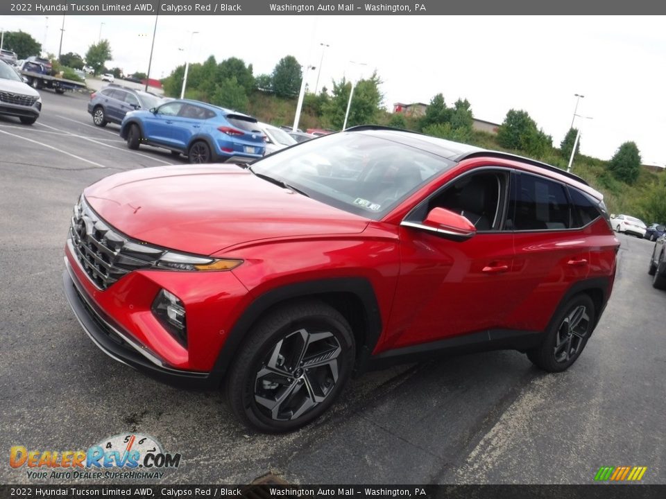 2022 Hyundai Tucson Limited AWD Calypso Red / Black Photo #6