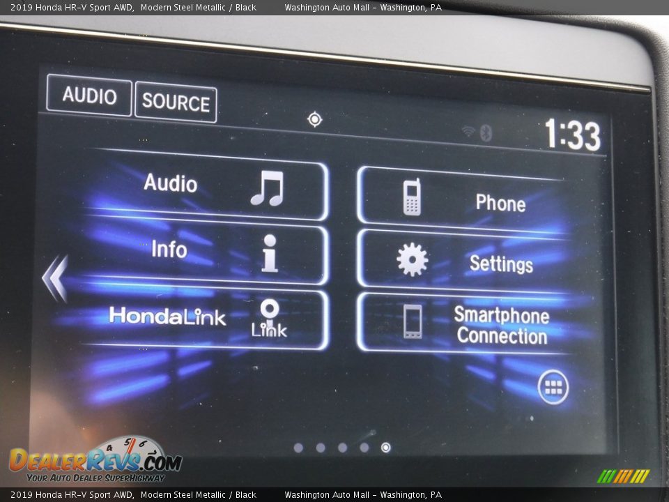 2019 Honda HR-V Sport AWD Modern Steel Metallic / Black Photo #17