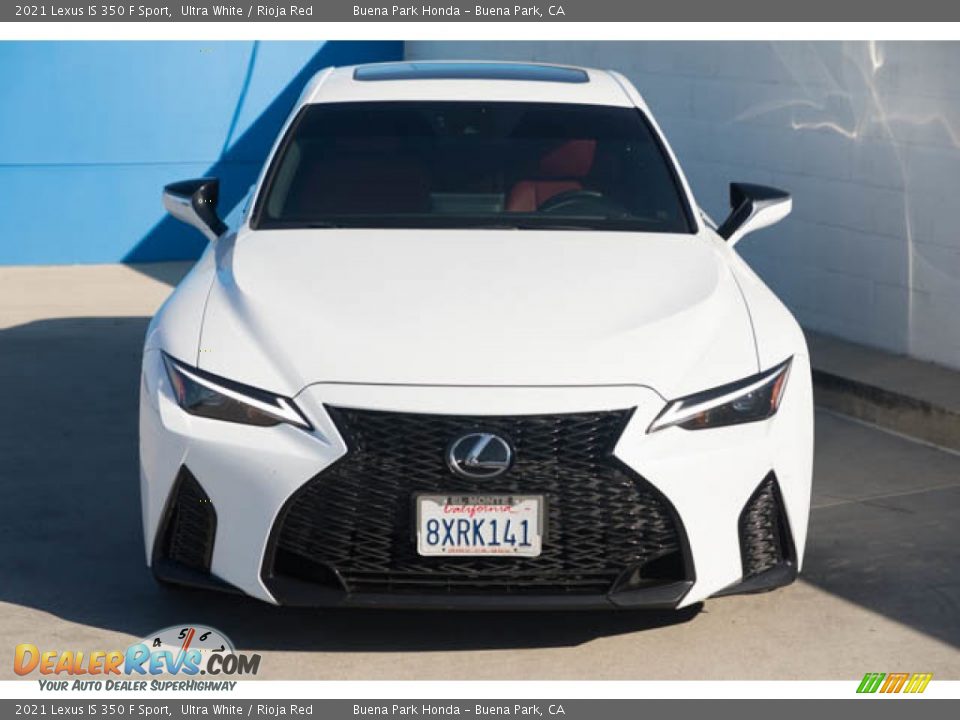 2021 Lexus IS 350 F Sport Ultra White / Rioja Red Photo #7