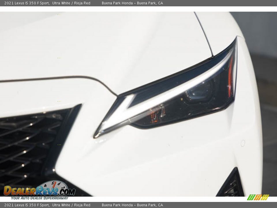 2021 Lexus IS 350 F Sport Ultra White / Rioja Red Photo #9