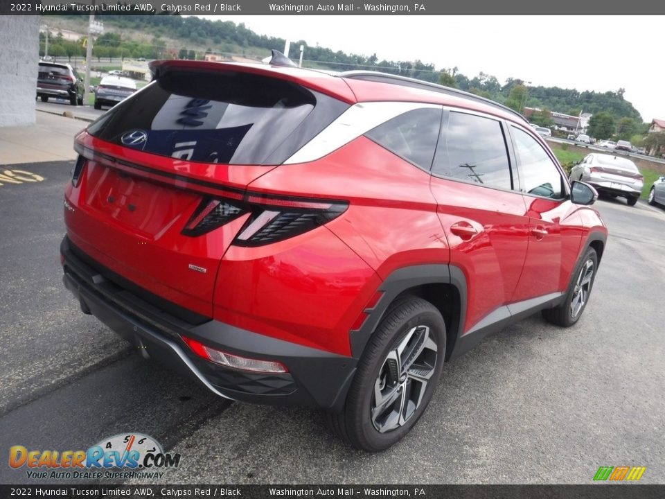 2022 Hyundai Tucson Limited AWD Calypso Red / Black Photo #10