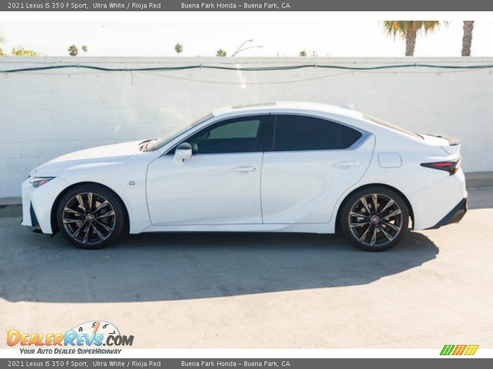 2021 Lexus IS 350 F Sport Ultra White / Rioja Red Photo #10