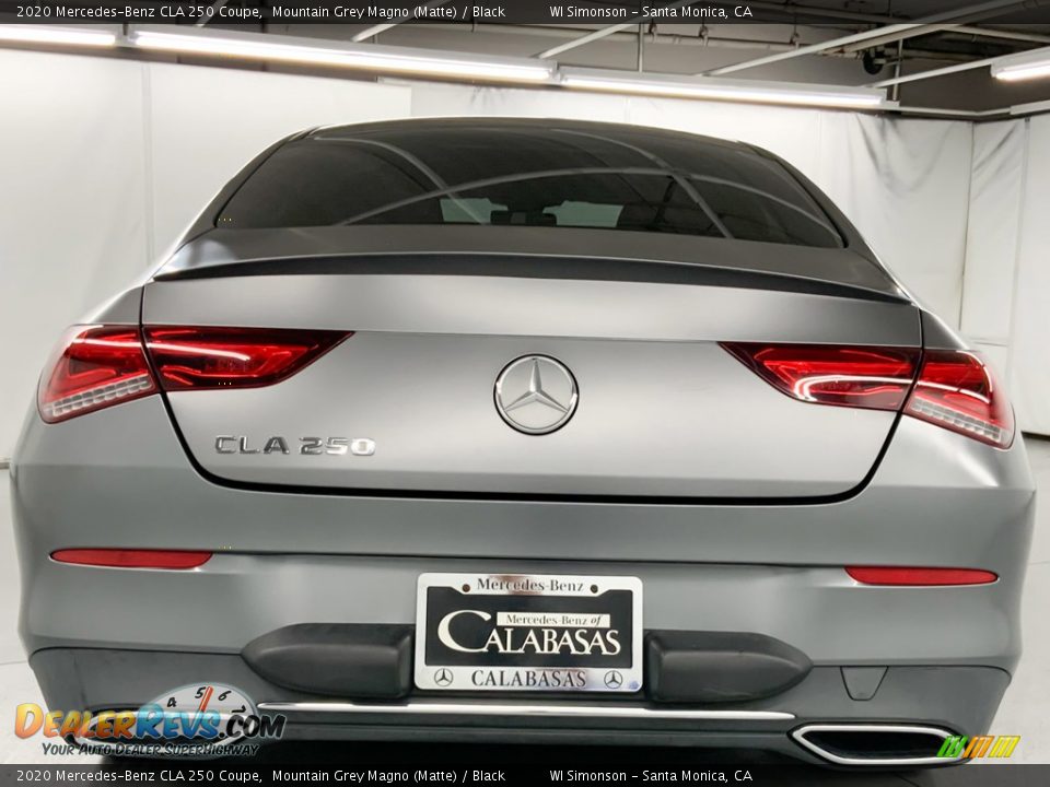 2020 Mercedes-Benz CLA 250 Coupe Mountain Grey Magno (Matte) / Black Photo #7