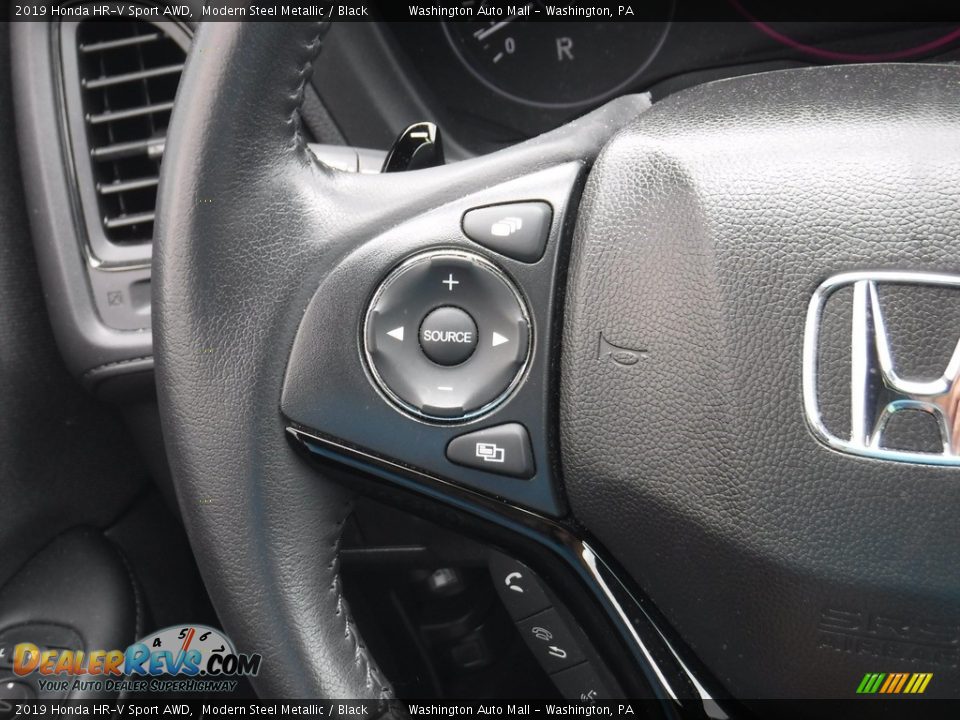 2019 Honda HR-V Sport AWD Modern Steel Metallic / Black Photo #21