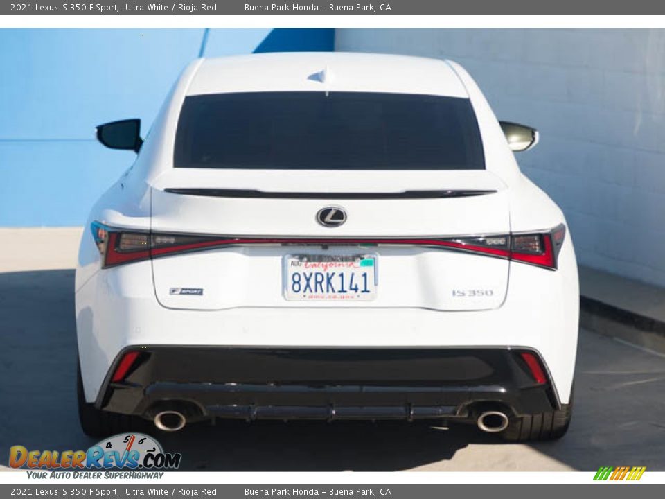 2021 Lexus IS 350 F Sport Ultra White / Rioja Red Photo #11