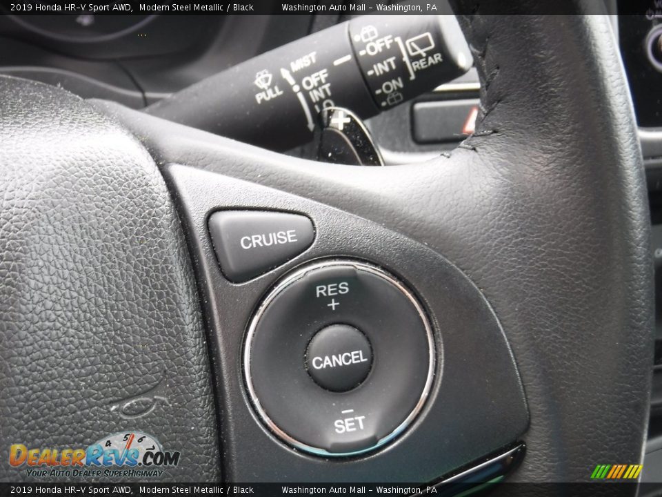 2019 Honda HR-V Sport AWD Modern Steel Metallic / Black Photo #22