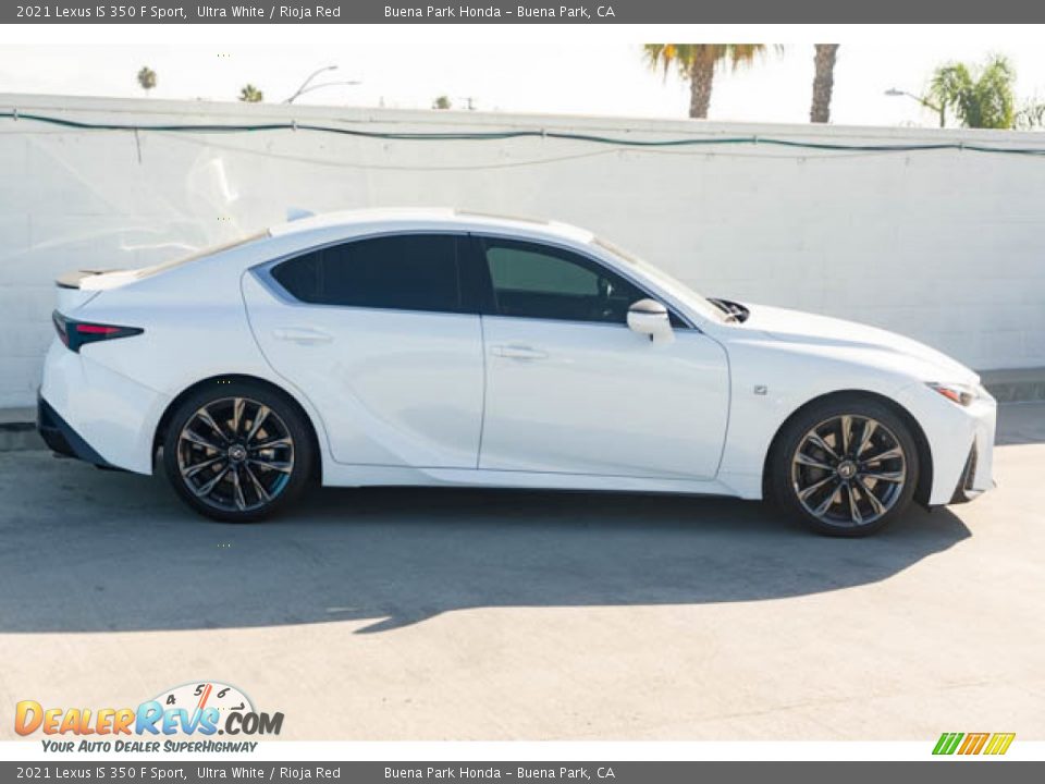 2021 Lexus IS 350 F Sport Ultra White / Rioja Red Photo #14