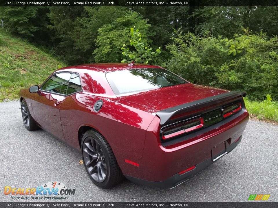 2022 Dodge Challenger R/T Scat Pack Octane Red Pearl / Black Photo #8