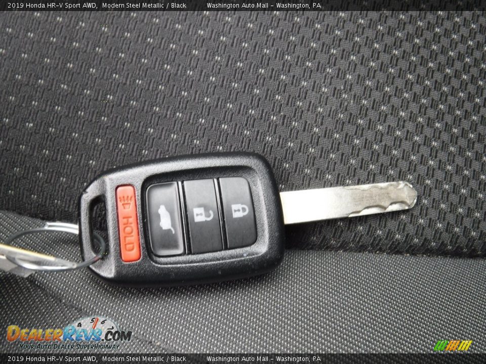 2019 Honda HR-V Sport AWD Modern Steel Metallic / Black Photo #27