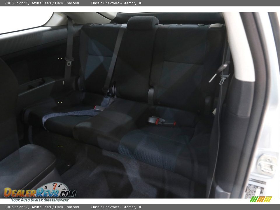 2006 Scion tC Azure Pearl / Dark Charcoal Photo #16