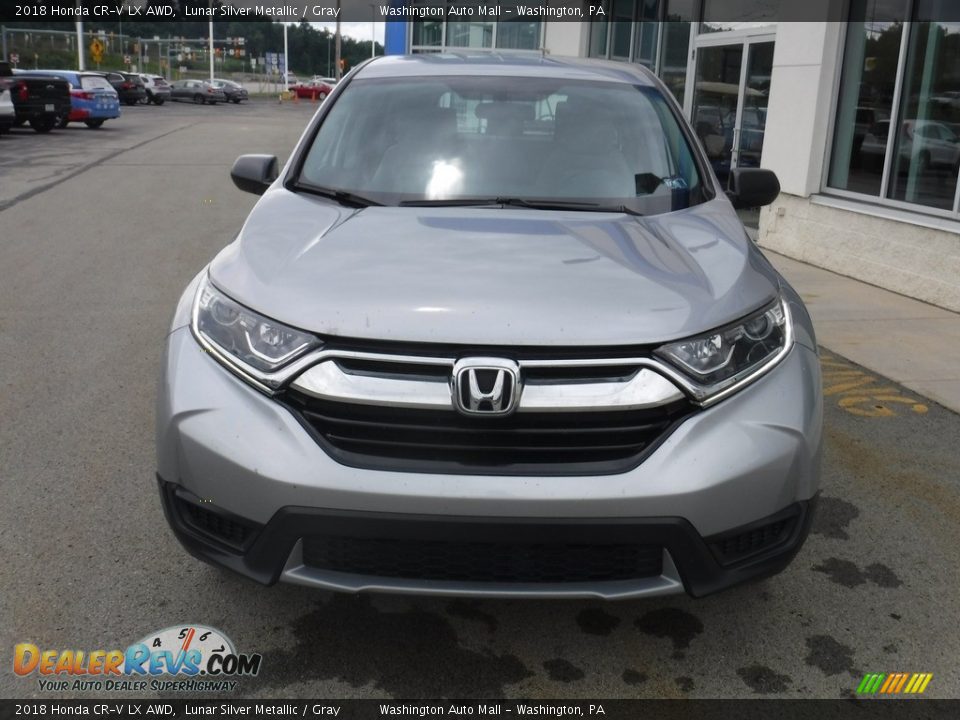 2018 Honda CR-V LX AWD Lunar Silver Metallic / Gray Photo #4