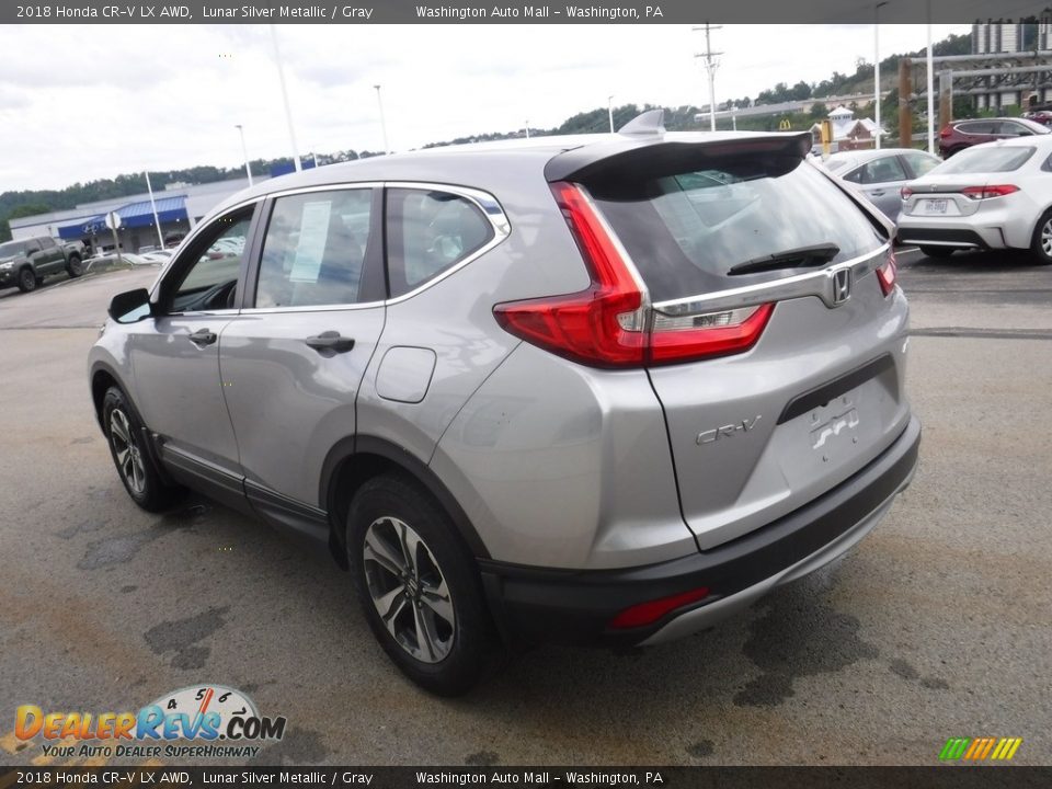 2018 Honda CR-V LX AWD Lunar Silver Metallic / Gray Photo #7