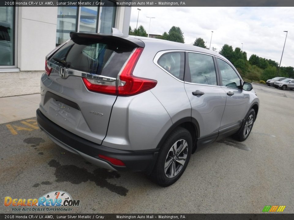 2018 Honda CR-V LX AWD Lunar Silver Metallic / Gray Photo #9