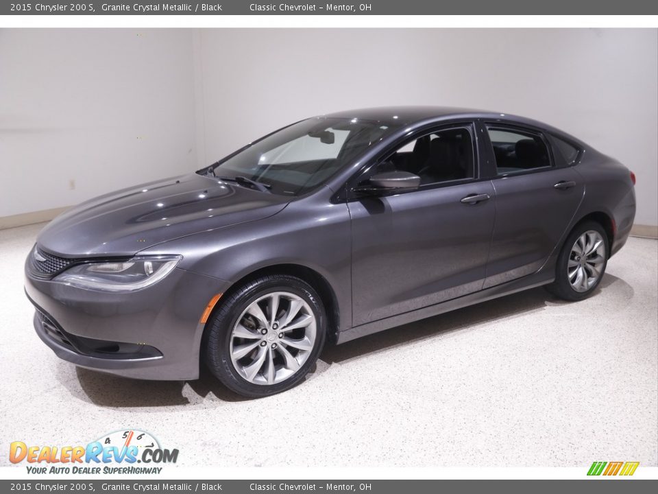 2015 Chrysler 200 S Granite Crystal Metallic / Black Photo #3