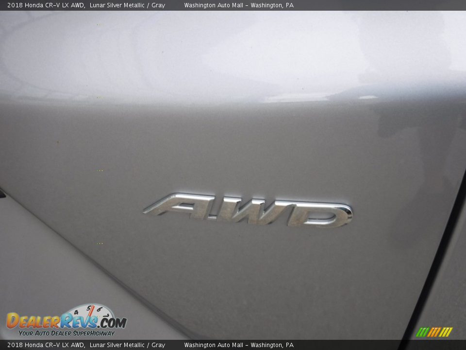 2018 Honda CR-V LX AWD Lunar Silver Metallic / Gray Photo #10