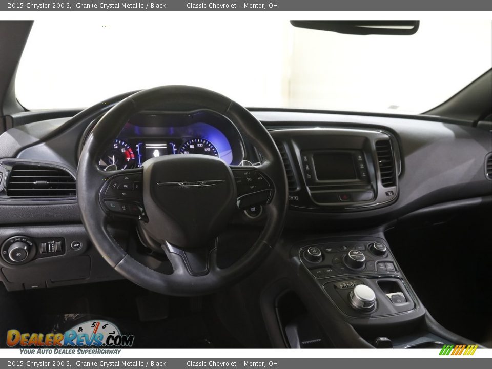 2015 Chrysler 200 S Granite Crystal Metallic / Black Photo #6