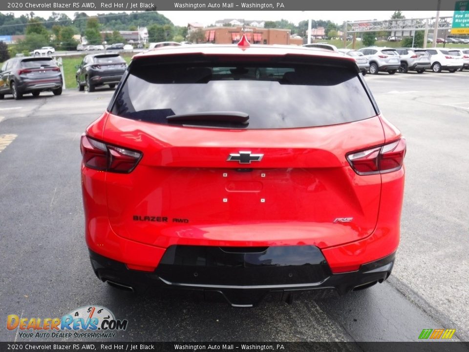 2020 Chevrolet Blazer RS AWD Red Hot / Jet Black Photo #9