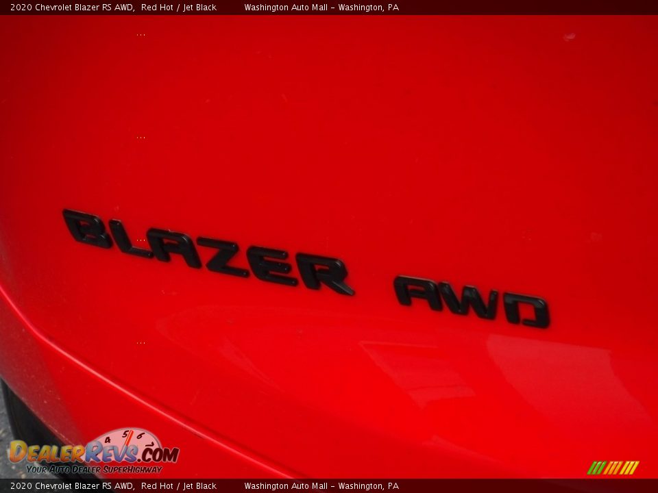 2020 Chevrolet Blazer RS AWD Red Hot / Jet Black Photo #10