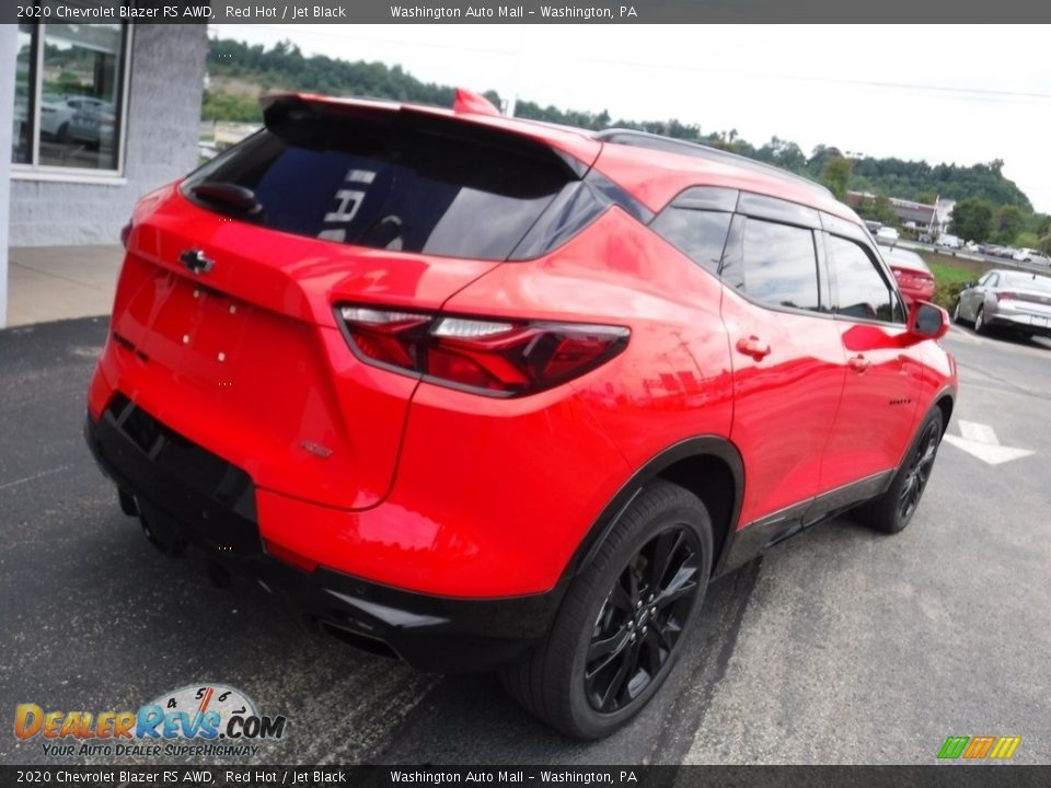 2020 Chevrolet Blazer RS AWD Red Hot / Jet Black Photo #11