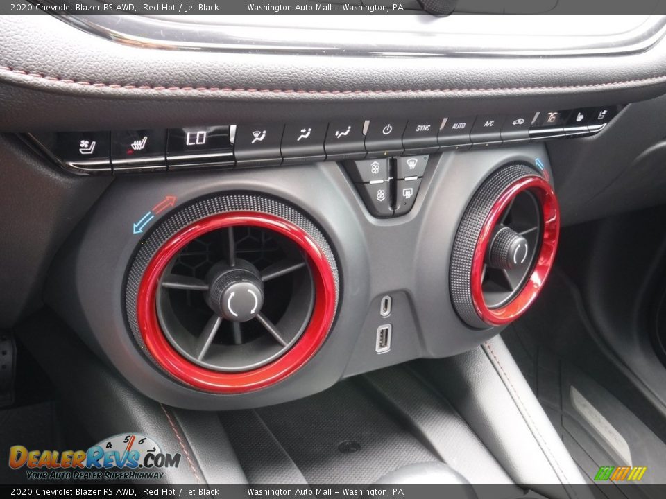 2020 Chevrolet Blazer RS AWD Red Hot / Jet Black Photo #24