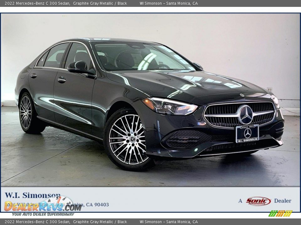 2022 Mercedes-Benz C 300 Sedan Graphite Gray Metallic / Black Photo #1