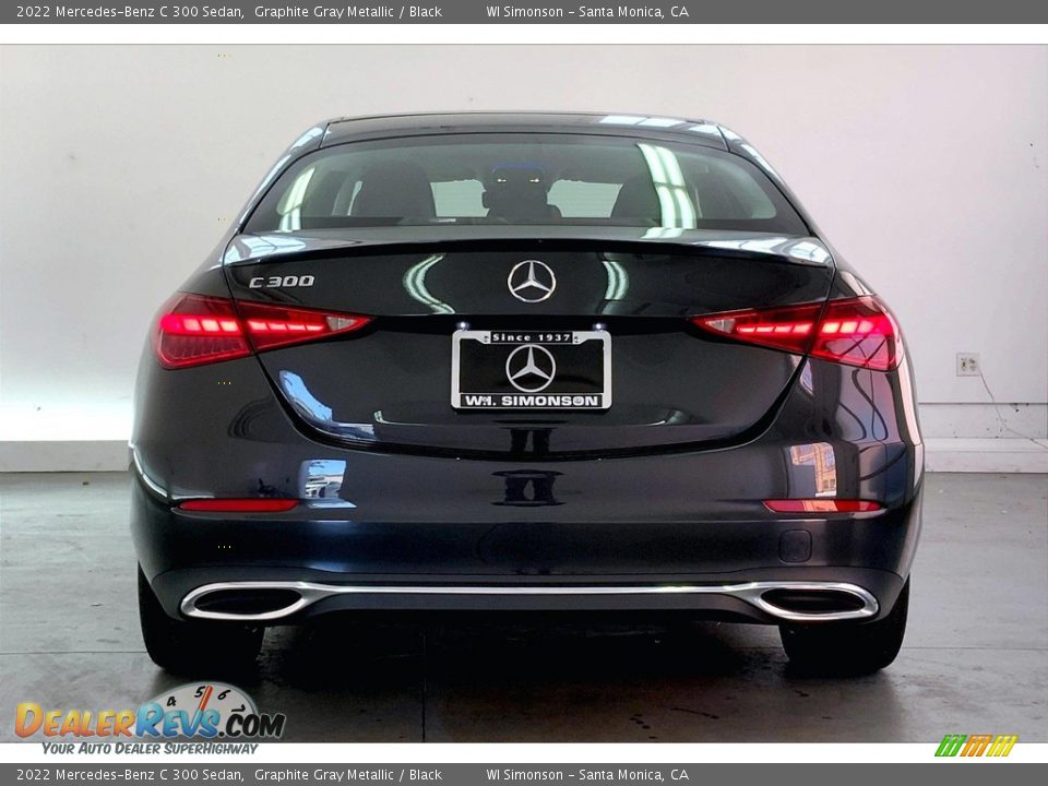 2022 Mercedes-Benz C 300 Sedan Graphite Gray Metallic / Black Photo #3
