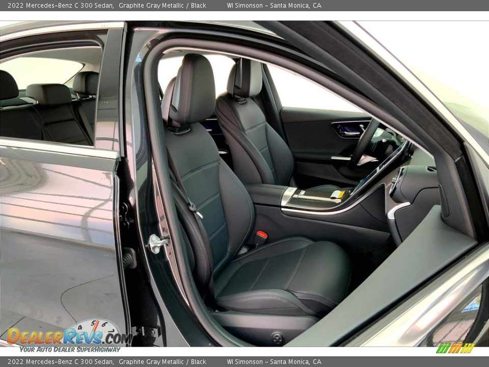 Black Interior - 2022 Mercedes-Benz C 300 Sedan Photo #5