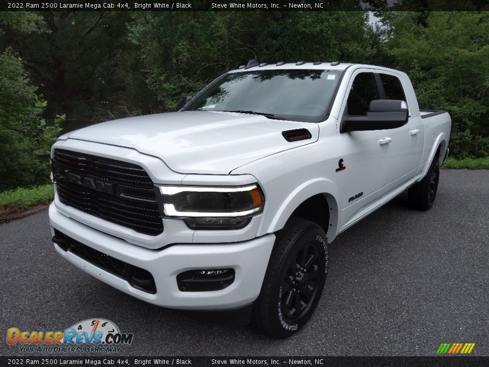 2022 Ram 2500 Laramie Mega Cab 4x4 Bright White / Black Photo #2