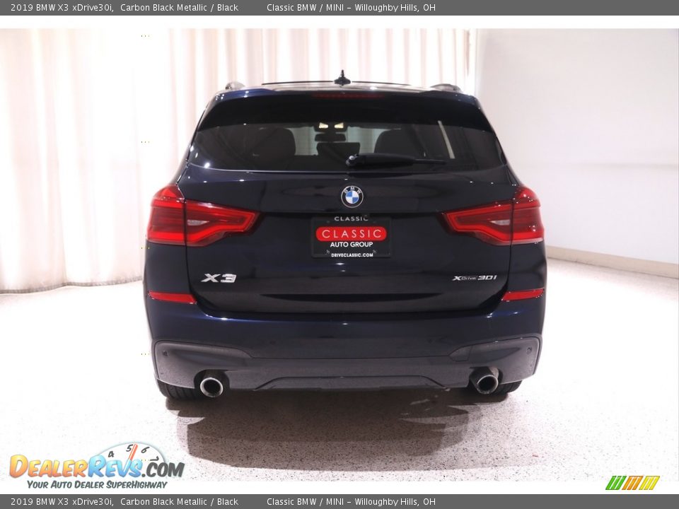 2019 BMW X3 xDrive30i Carbon Black Metallic / Black Photo #21