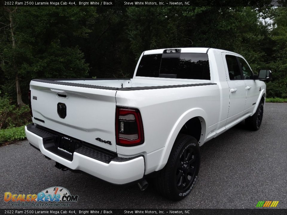 2022 Ram 2500 Laramie Mega Cab 4x4 Bright White / Black Photo #6