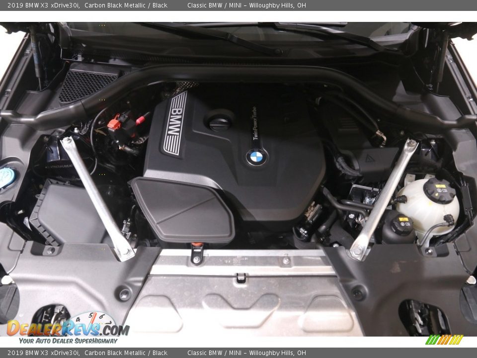 2019 BMW X3 xDrive30i Carbon Black Metallic / Black Photo #22