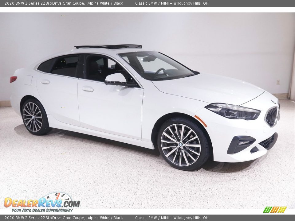 2020 BMW 2 Series 228i xDrive Gran Coupe Alpine White / Black Photo #1