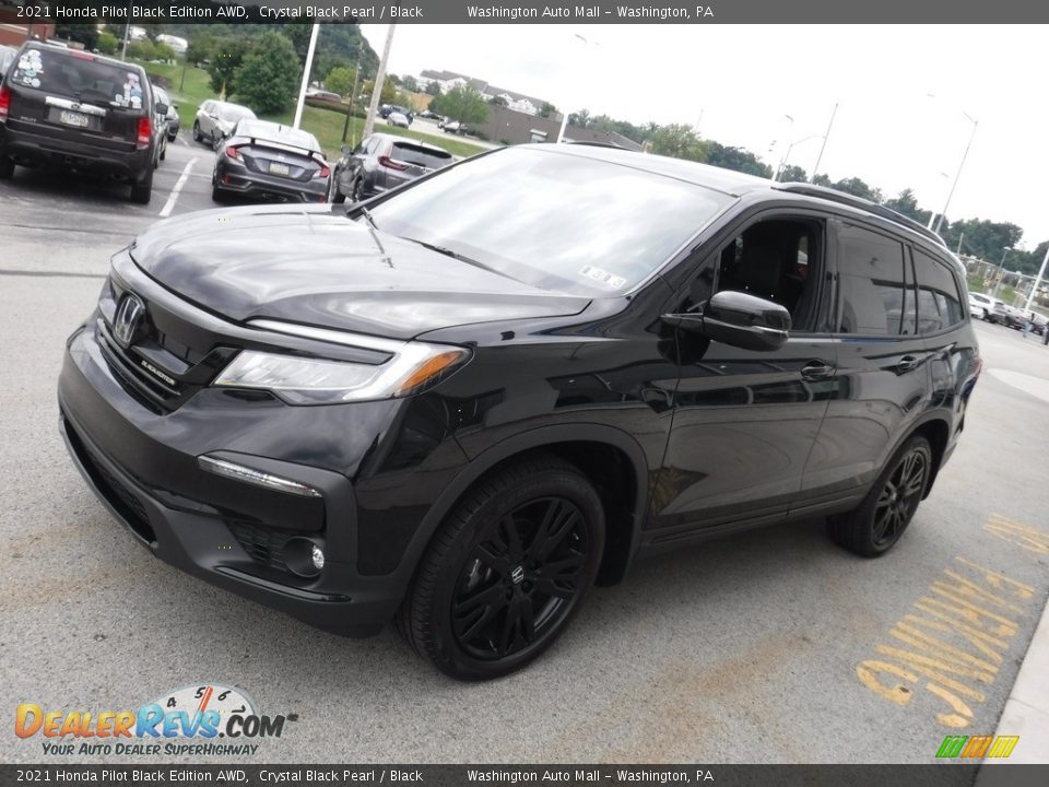 2021 Honda Pilot Black Edition AWD Crystal Black Pearl / Black Photo #6