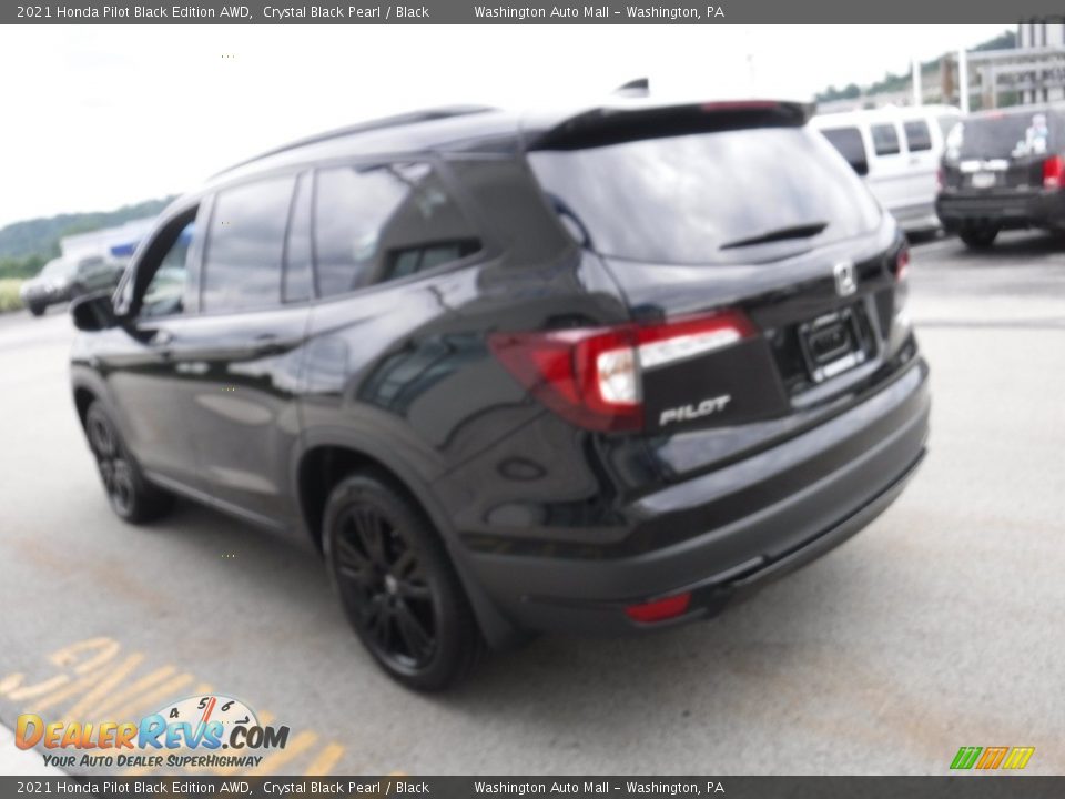 2021 Honda Pilot Black Edition AWD Crystal Black Pearl / Black Photo #8