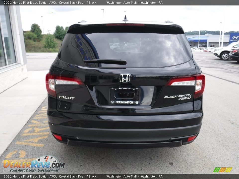 2021 Honda Pilot Black Edition AWD Crystal Black Pearl / Black Photo #9