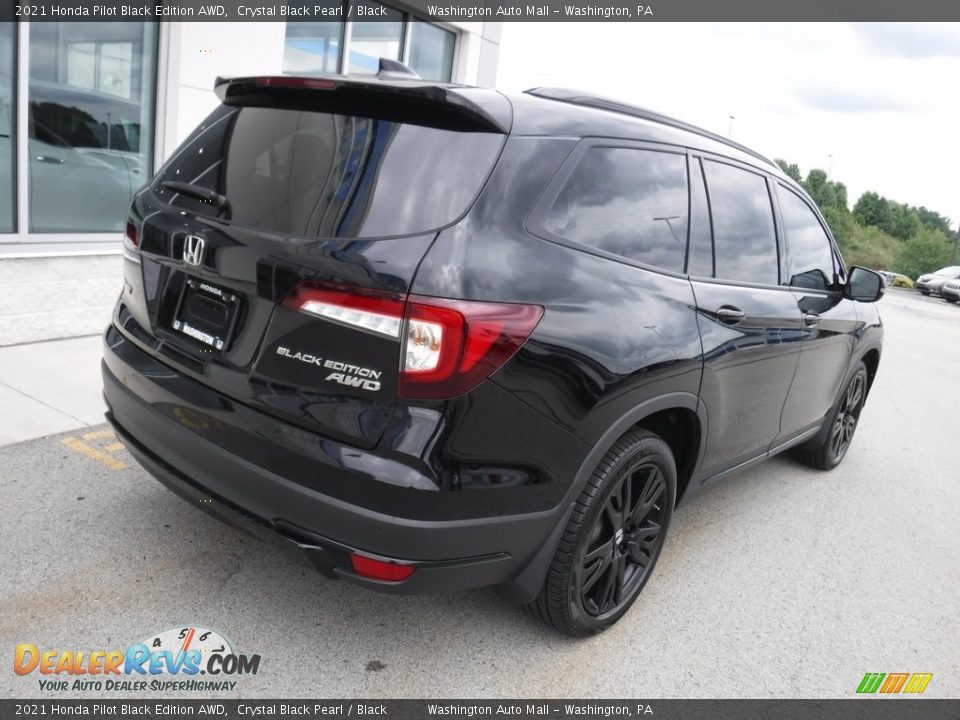 2021 Honda Pilot Black Edition AWD Crystal Black Pearl / Black Photo #10