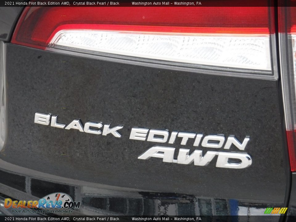 2021 Honda Pilot Black Edition AWD Crystal Black Pearl / Black Photo #11