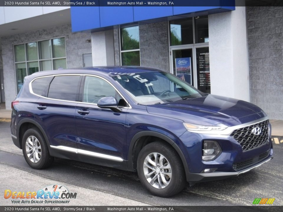 2020 Hyundai Santa Fe SEL AWD Stormy Sea / Black Photo #1