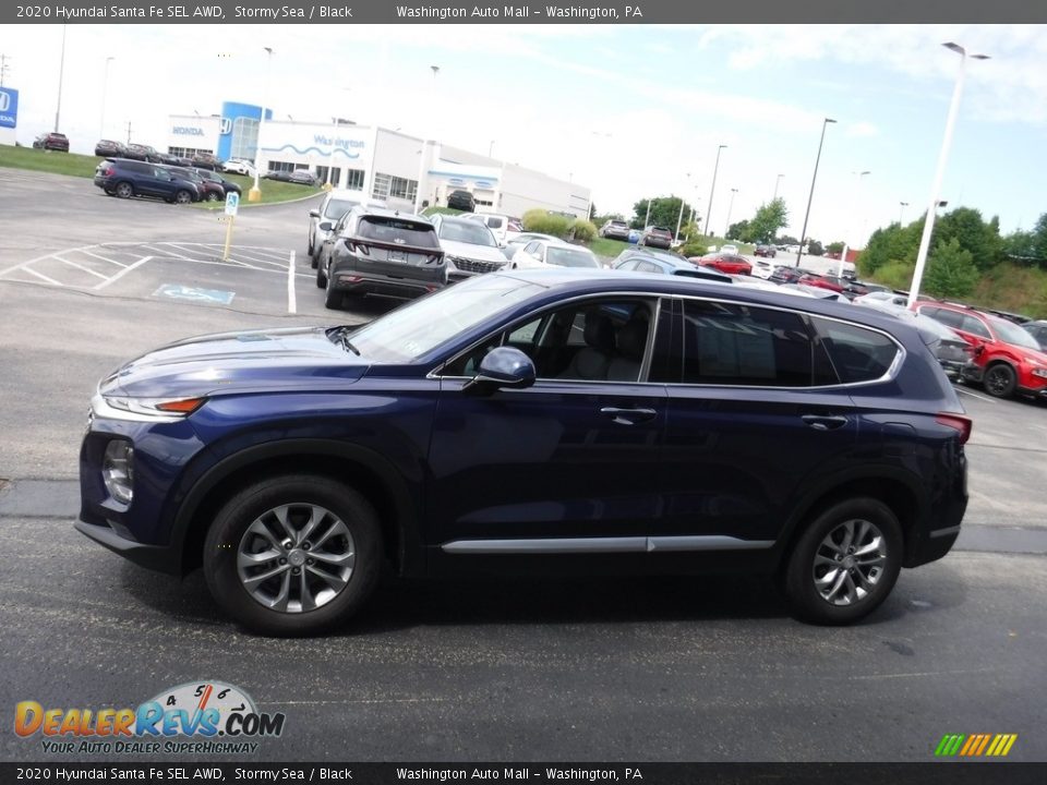 2020 Hyundai Santa Fe SEL AWD Stormy Sea / Black Photo #5