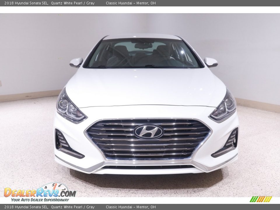 2018 Hyundai Sonata SEL Quartz White Pearl / Gray Photo #2