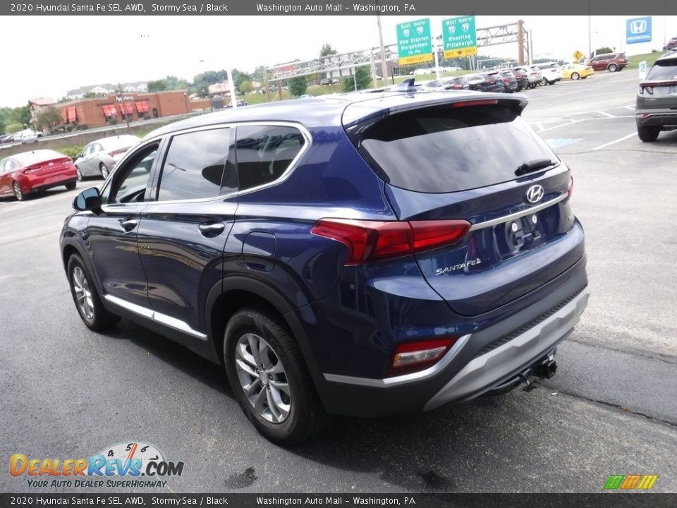 2020 Hyundai Santa Fe SEL AWD Stormy Sea / Black Photo #7