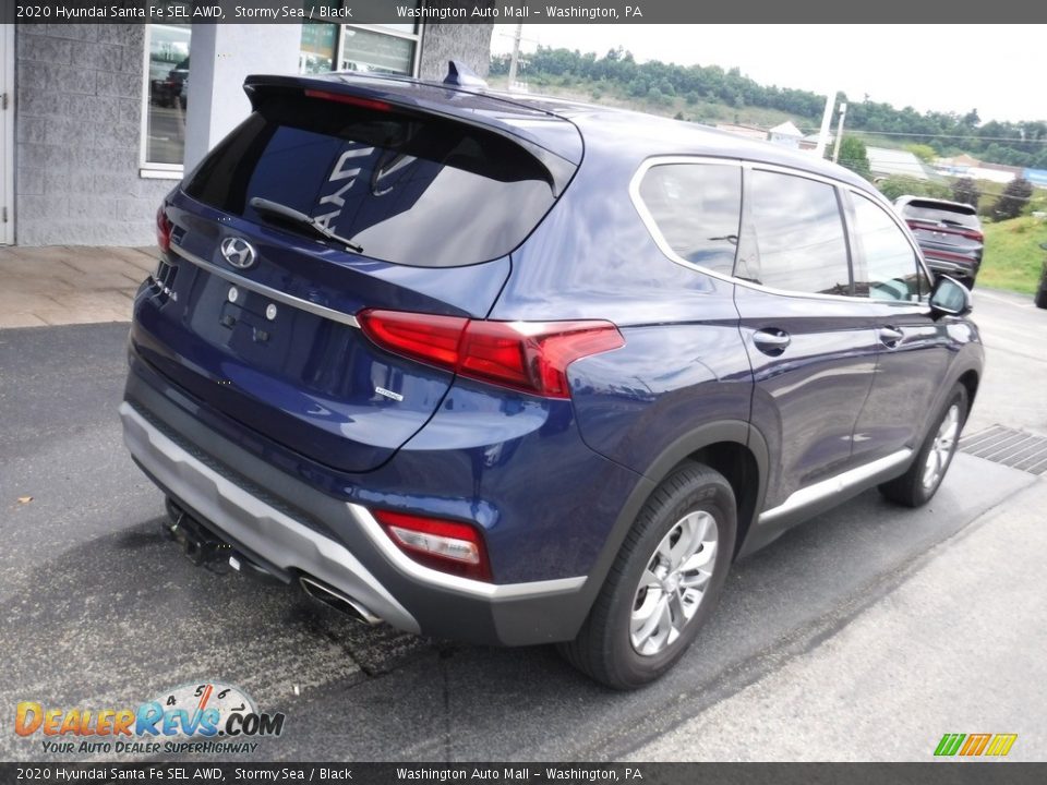 2020 Hyundai Santa Fe SEL AWD Stormy Sea / Black Photo #10