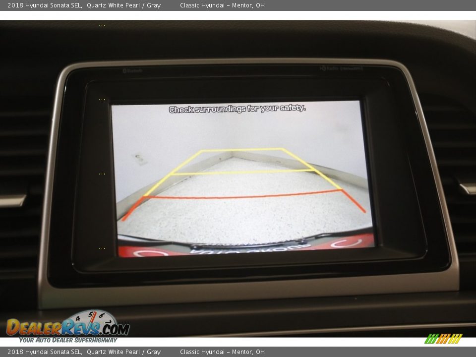 2018 Hyundai Sonata SEL Quartz White Pearl / Gray Photo #11