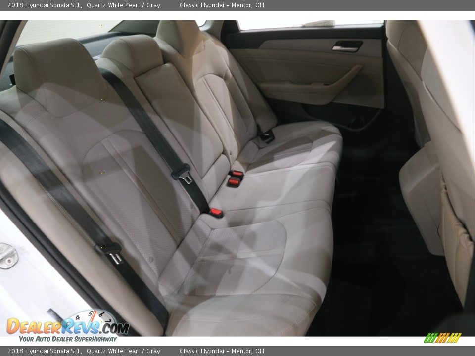 2018 Hyundai Sonata SEL Quartz White Pearl / Gray Photo #15
