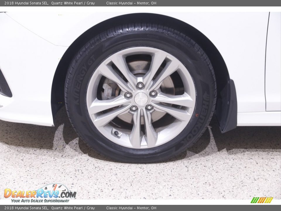 2018 Hyundai Sonata SEL Quartz White Pearl / Gray Photo #19